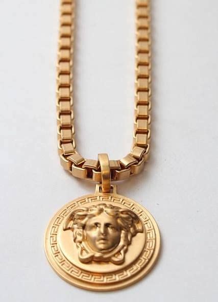 versace goldkette herren|Versace gold necklace.